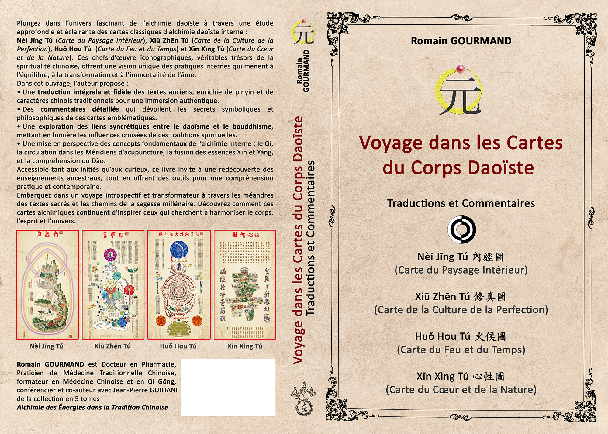 Couverture Voyage dans les Cartes du Corps Daoïste